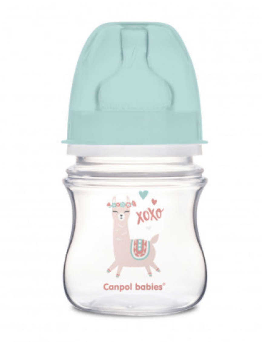 Antikoliková láhev se širokým hrdlem 120 ml Newborn baby Canpol