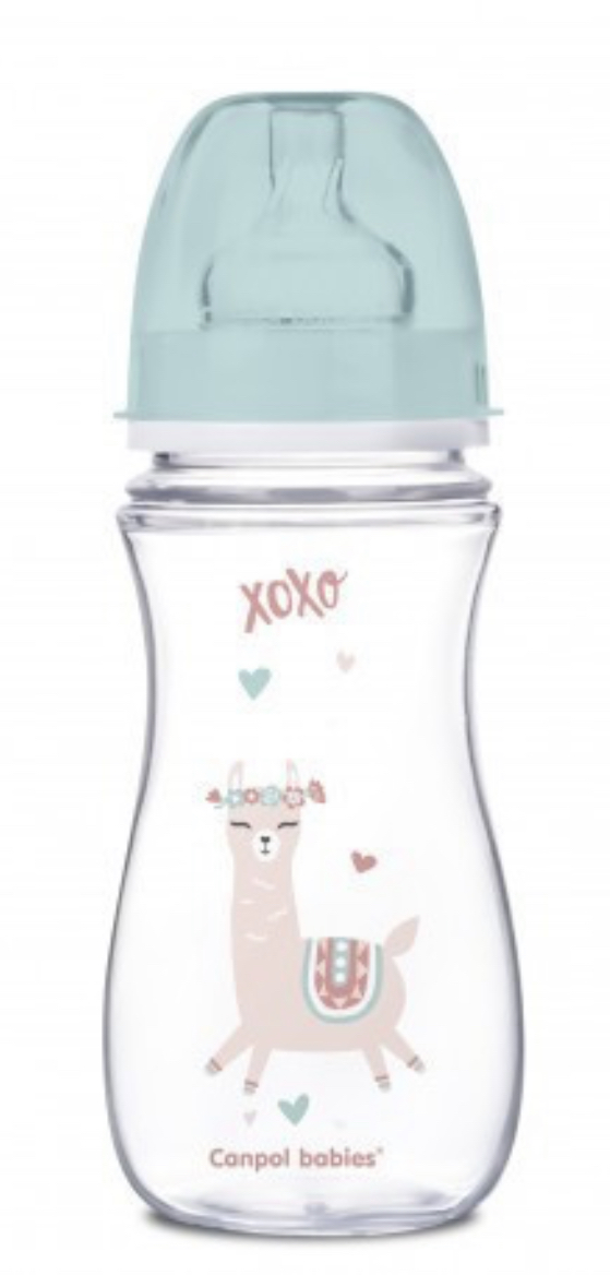 Canpol babies Lahev se širokým hrdlem EXOTIC ANIMALS 300 ml