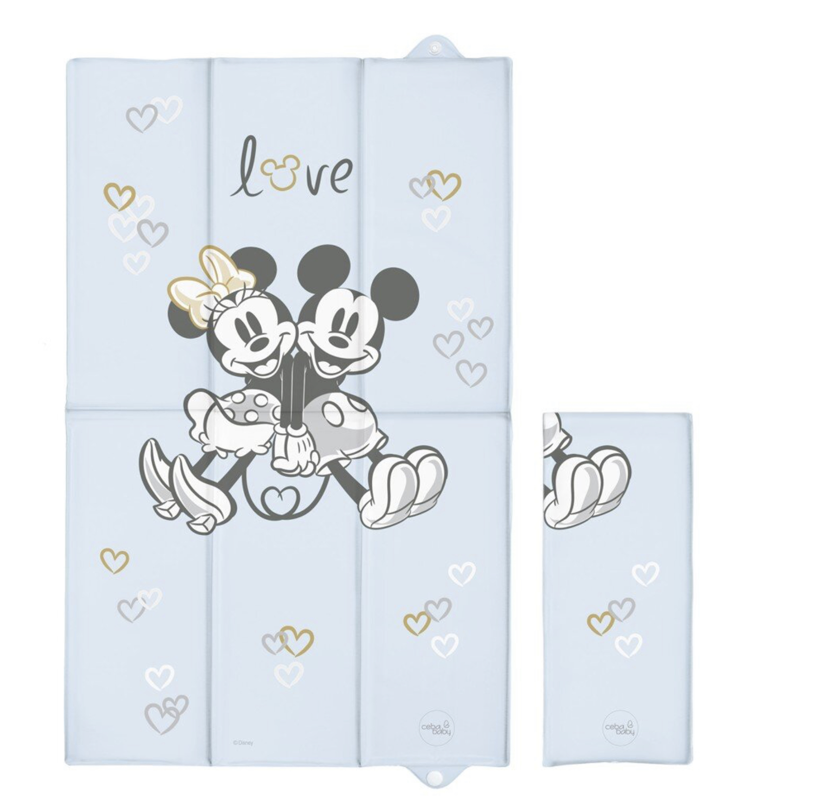 CEBA Podložka přebalovací cestovní (50x80) Disney Minnie & Mickey Blue