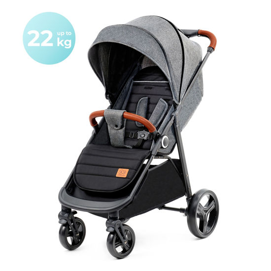 Kočárek Kinderkraft Grande Plus šedý