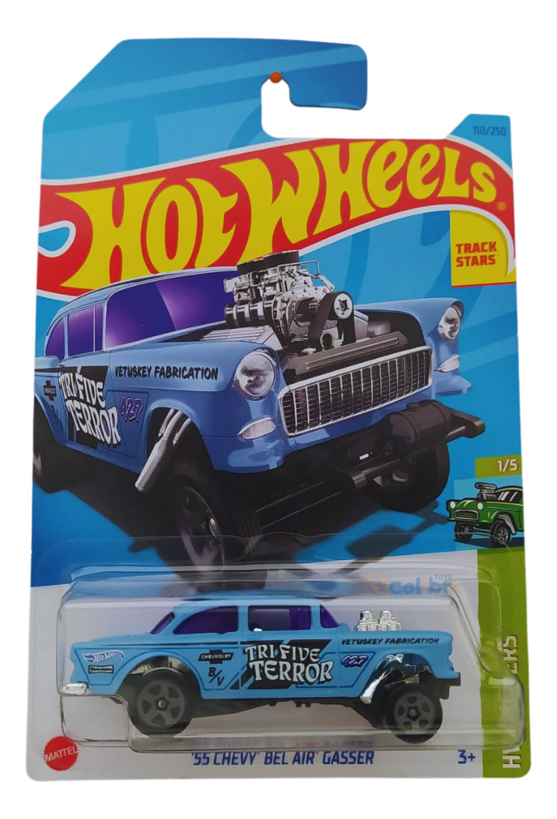 Mattel HW Hot Wheels 55 chevy bel air gasser