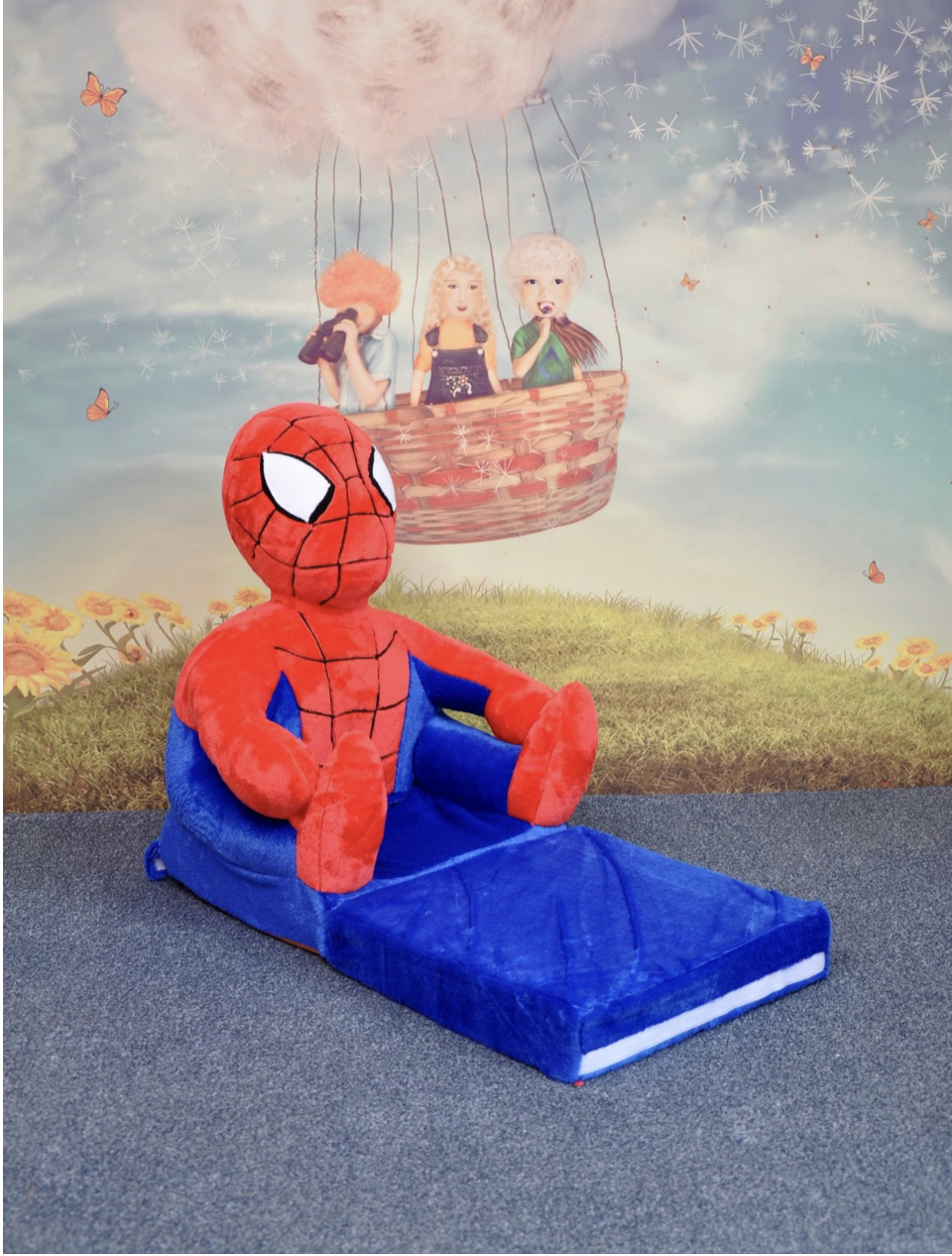Dětské plyšové křesílko Smyk 2v1 Spider-man