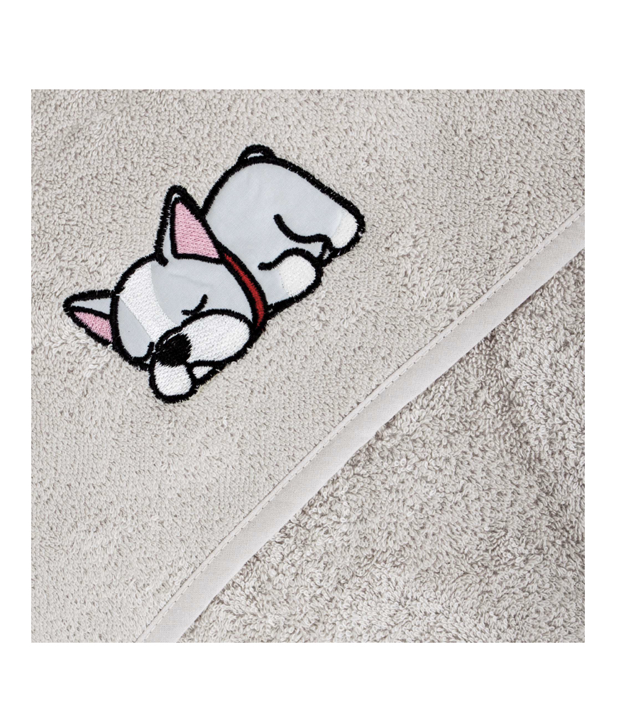 RUČNÍK S KAPUCÍ TENCEL LINE DOG 100X100 CEBA BABY