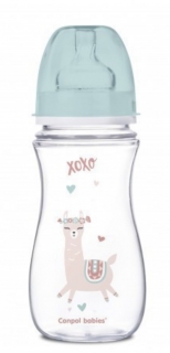 Canpol babies Lahev se širokým hrdlem EXOTIC ANIMALS 300 ml