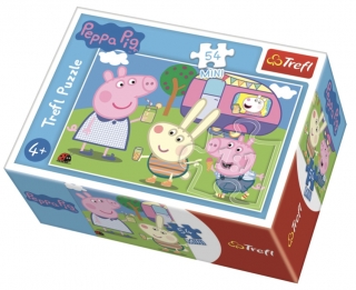 Puzzle Prasátko Peppa: Kempování 54 dílků