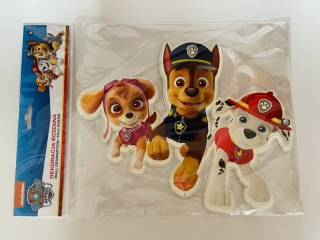 3D Pěnová dekorace na zeď Tlapková patrola Skye, Chase, Marshall (Paw Patrol)