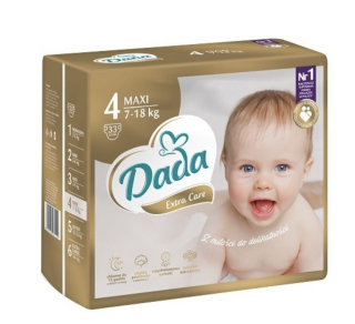 DADA EXTRA CARE VEL.4, 7-16KG, 33KS