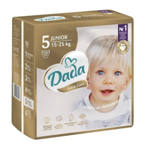 DADA EXTRA CARE VEL.5, 15-25KG, 28KS