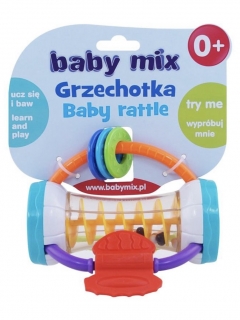Dětské chrastítko Baby Mix barevný válec