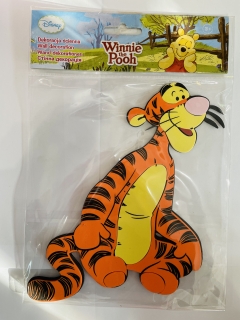 3D Pěnová dekorace na zeď sedící Tygr