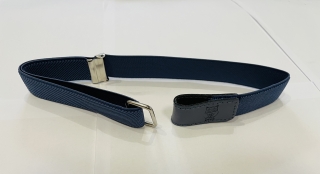 Dětský pásek se suchým zipem šíře 2,7 cm - tmavě modrý