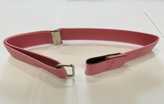 Dětský pásek se suchým zipem šíře 2,7 cm - růžový