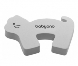 BabyOno blokáda dveří kočka šedá