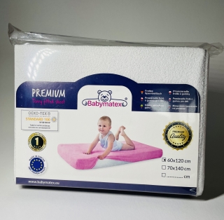 Baby Matex FROTÉ prostěradlo s gumkou 120x60cm