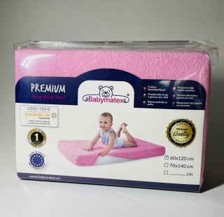 Baby Matex FROTÉ prostěradlo  s gumkou 120x60cm