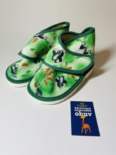 Bačkůrky papučky s krtečkem 19,5 