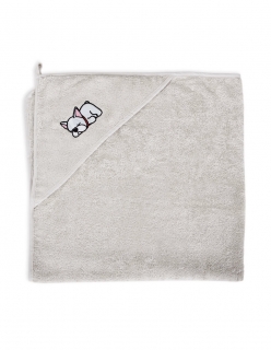 RUČNÍK S KAPUCÍ TENCEL LINE DOG 100X100 CEBA BABY