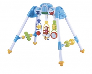 BABY MIX Hrací hrazdička modrá