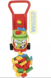 WADER Vozík s kostkami