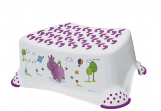 STOLIČKA, SCHŮDEK S PROTISKLUZOVOU FUNKCÍ - HIPPO - BÍLÁ