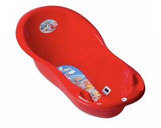 Tega baby vanička Autíčka červená 86cm