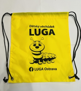 Pytlík na papučky LuGa - žlutý 